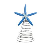 Topper de l'arbre de Noël - Couronne d' étoile Scintillante, élégant Morceau d'accent de Vacances | Design léger Scintillement, thème de célébration Festive, Finition à Montage en, déc