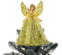 Topper De Sapin De Noël Ange, Cime d'arbre d'ange pour Décorations De Sapin De Noël, Ange pour Cime De Sapin De Noël, Pointes De Sapin De Sapin De Noël Ange, Décoration De Sapin De Noël