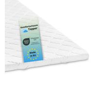 topper ergonomique en mousse confort, 140 x 200 cm, pour tous les matelas, Bodyprotect