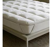 Topper Fancy matelassé, 160x195cm, Blanc