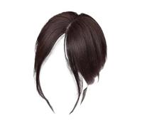 Topper Franges Raie Milieu | Frange Postiche à Raie Médiane | Postiche Femme pour Augmentation de Volume Naturel pour Sorties Quotidiennes et Événements