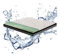 Topper Fresco Biogreen, surmatelas rigide pour lit double 160 x 190, correcteur orthopédique rafraîchissant matelas haut 6 cm, tissu hypoallergénique déhoussable, en COOLER