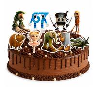 Topper Gâteau Anniversaire 67, Capuccino, Tung Tung, Ballerin, Brr Brr… - Lot de 9 décorations pour gâteaux, cupcakes et brownies inspirées des mèmes italiens Brainrot - Topper Anniversaire Steal a Br
