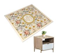 Topper Lave-Linge Et Sèche-Linge Tapis protecteur imperméable 58 x 58 cm | Protecteur Pour Lave-Linge Et Sèche-Linge Tapis Pour Cuisine Maison Ménage Appartement