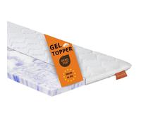 topper orthopédique en mousse gel, 90x200 cm, pour tous les matelas, avec effet mémoire, sleepling