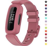 TopPerfekt Bracelet Compatible avec Fitbit Ace 3 Enfants, Silicone Souple, Band Montre Imperméable, Sport Accessoires Garçon et Fille (Watermelon Rouge)