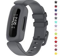 TopPerfekt Bracelet Compatible avec Fitbit Ace 3 Enfants, Silicone Souple, Band Montre Imperméable, Sport Accessoires Garçon et Fille (Gris)