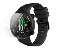TopPerfekt Bracelet compatible avec Garmin Forerunner 45 et 2 packs de protecteurs d'écran, bracelet de sport en silicone, bracelet de bras de remplacement pour Forerunner 45 (Noir)