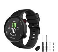 TopPerfekt Bracelet Compatible avec Garmin Forerunner 45s, Band Montre Sport en Silicone, Straps de Remplacement pour Forerunner 45s (Noir)