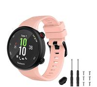 TopPerfekt Bracelet Compatible avec Garmin Forerunner 45s, Band Montre Sport en Silicone, Straps de Remplacement pour Forerunner 45s (Rose)