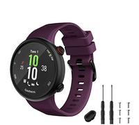 TopPerfekt Bracelet Compatible avec Garmin Forerunner 45s, Band Montre Sport en Silicone, Straps de Remplacement pour Forerunner 45s (Violet)