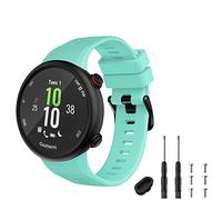 TopPerfekt Bracelet Compatible avec Garmin Forerunner 45s, Band Montre Sport en Silicone, Straps de Remplacement pour Forerunner 45s (Sarcelle)