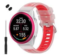 TopPerfekt Bracelet de montre compatible avec Garmin Forerunner 570 42 mm, bracelet de rechange en silicone souple pour montre intelligente Garmin Vívoactive 6/5/3/Venu Sq/Sq 2/2 Plus pour homme et