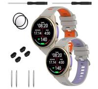 TopPerfekt Bracelet de montre compatible avec Garmin Forerunner 970, bracelet de rechange en silicone souple pour montre intelligente Garmin Forerunner 965/955/Descent G1 pour homme et femme, 5.5’’~