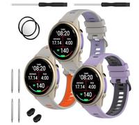 TopPerfekt Bracelet de montre compatible avec Garmin Forerunner 970, bracelet de rechange en silicone souple pour montre intelligente Garmin Forerunner 965/955/Descent G1 pour homme et femme, 5.5’’~