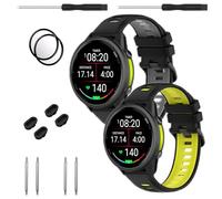 TopPerfekt Bracelet de montre compatible avec Garmin Forerunner 970, bracelet de rechange en silicone souple pour montre intelligente Garmin Forerunner 965/955/Descent G1 pour homme et femme, 5.5’’~