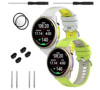TopPerfekt Bracelet de montre compatible avec Garmin Forerunner 970, bracelet de rechange en silicone souple pour montre intelligente Garmin Forerunner 965/955/Descent G1 pour homme et femme, 5.5’’~