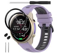TopPerfekt Bracelet de montre compatible avec Garmin Forerunner 970, bracelet de rechange en silicone souple pour montre intelligente Garmin Forerunner 965/955/Descent G1 pour homme et femme, 5.5’’~