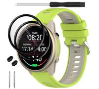 TopPerfekt Bracelet de montre compatible avec Garmin Forerunner 970, bracelet de rechange en silicone souple pour montre intelligente Garmin Forerunner 965/955/Descent G1 pour homme et femme, 5.5’’~