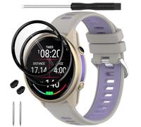 TopPerfekt Bracelet de montre compatible avec Garmin Forerunner 970, bracelet de rechange en silicone souple pour montre intelligente Garmin Forerunner 965/955/Descent G1 pour homme et femme, 5.5’’~