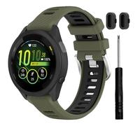 TopPerfekt Bracelet de montre pour Garmin Forerunner 265/265S-Music, bracelet de rechange en silicone souple pour Forerunner 570 47mm/255/265, Venu 2/3 (22mm) et Forerunner 255S/265S, Venu 2S/3S (18mm