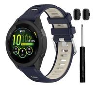 TopPerfekt Bracelet de montre pour Garmin Forerunner 265/265S-Music, bracelet de rechange en silicone souple pour Forerunner 570 47mm/255/265, Venu 2/3 (22mm) et Forerunner 255S/265S, Venu 2S/3S (18mm