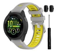 TopPerfekt Bracelet de montre pour Garmin Forerunner 265/265S-Music, bracelet de rechange en silicone souple pour Forerunner 570 47mm/255/265, Venu 2/3 (22mm) et Forerunner 255S/265S, Venu 2S/3S (18mm