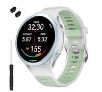 TopPerfekt Bracelet de montre pour Garmin Forerunner 570 42 mm 47 mm, bracelet de rechange en silicone souple pour Venu 4 45 mm/Venu 3, Forerunner 265/255 (22 mm) et Vívoactive 6/5/3, Venu Sq/Sq 2/2