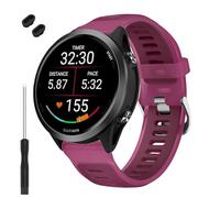 TopPerfekt Bracelet de montre pour Garmin Forerunner 570 42 mm 47 mm, bracelet de rechange en silicone souple pour Venu 4 45 mm/Venu 3, Forerunner 265/255 (22 mm) et Vívoactive 6/5/3, Venu Sq/Sq 2/2