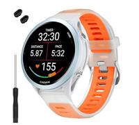 TopPerfekt Bracelet de montre pour Garmin Forerunner 570 42 mm 47 mm, bracelet de rechange en silicone souple pour Venu 4 45 mm/Venu 3, Forerunner 265/255 (22 mm) et Vívoactive 6/5/3, Venu Sq/Sq 2/2