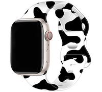 TopPerfekt Bracelet Floral Compatible avec Apple Watch Bracelet 38mm 40mm 41mm Bracelet Imprimé Motif Silicone Compatible avec iWatch Bracelet Ultra/SE/Séries8 7 6 5 4 3 2 1