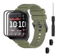 TopPerfekt Bracelets compatibles avec Garmin Venu X1, bracelet de montre en silicone souple, étanche, réglable, bracelet de rechange pour montre intelligente Venu X1 pour homme et femme, 5.5’’~8.7