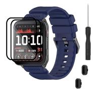 TopPerfekt Bracelets compatibles avec Garmin Venu X1, bracelet de montre en silicone souple, étanche, réglable, bracelet de rechange pour montre intelligente Venu X1 pour homme et femme, 5.5’’~8.7