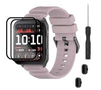 TopPerfekt Bracelets compatibles avec Garmin Venu X1, bracelet de montre en silicone souple, étanche, réglable, bracelet de rechange pour montre intelligente Venu X1 pour homme et femme, 5.5’’~8.7