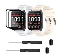 TopPerfekt Bracelets compatibles avec Garmin Venu X1, bracelet de montre en silicone souple, étanche, réglable, bracelet de rechange pour montre intelligente Venu X1 pour homme et femme, 5.5’’~8.7