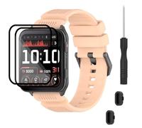 TopPerfekt Bracelets compatibles avec Garmin Venu X1, bracelet de montre en silicone souple, étanche, réglable, bracelet de rechange pour montre intelligente Venu X1 pour homme et femme, 5.5’’~8.7