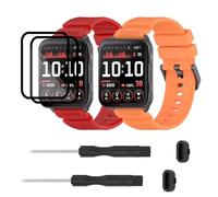 TopPerfekt Bracelets compatibles avec Garmin Venu X1, bracelet de montre en silicone souple, étanche, réglable, bracelet de rechange pour montre intelligente Venu X1 pour homme et femme, 5.5’’~8.7