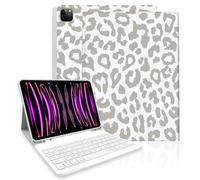 TopPerfekt Étui avec clavier pour iPad Pro 11" 4e/3e/2e/1ère génération (2022/2021/2020/2018), magnétique absorbant, mise en veille/réveil automatique, prend en charge le chargement sans fil du crayon