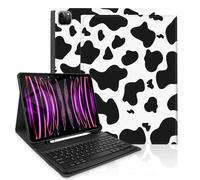 TopPerfekt Étui clavier pour iPad Pro 12,9" 6e/5e/4e/3e génération (2022/2021/2020/2018), magnétique absorbant, mise en veille/réveil automatique, compatible avec le chargeur sans fil de 2e génération