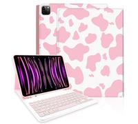 TopPerfekt Étui clavier pour iPad Pro 12,9" 6e/5e/4e/3e génération (2022/2021/2020/2018), magnétique absorbant, mise en veille/réveil automatique, compatible avec le chargeur sans fil de 2e génération