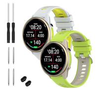 TopPerfekt Lot de 2 bracelets de montre compatibles avec Garmin Forerunner 970, bracelets de rechange en silicone souple pour montre intelligente Garmin Forerunner 965/955 pour homme et femme (pierre