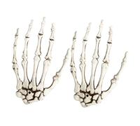 TOPPERFUN 1 Paire Mains Squelettes Effrayantes Plastique Décorations Halloween Horribles pour Fête Accessoires de et Maisons Hantées
