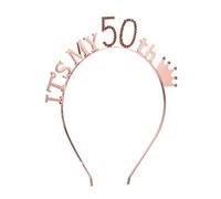 TOPPERFUN 1 Pièce Bandeau Anniversaire Design de Chiffres Lettres Accessoire pour Anniversaire pour Créer une Joyeuse