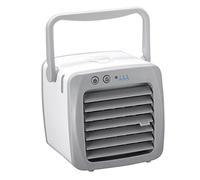 TOPPERFUN 1 Pièce mini-refroidisseur d'air refroidisseur d'air miniature ventilateur de climatiseur d'été ventilateur de climatisation de bureau fan Plastique blanche