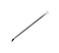 TOPPERFUN 1 pièce Outil à Ongles Acier Inoxydable Poussoir à Cuticules Double Embout pour Manucure et Pédicure Nettoyeur de Cuticules Argenté Accessoire Pratique pour Élimination de Peau