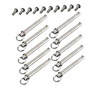 TOPPERFUN 10 ensembles Kit de Rivets Métalliques pour de Ventilateur Pliant Accessoires de Réparation Durables Kit de Remplacement pour Éventail Fixation Stable et Facile à Installer