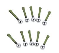 TOPPERFUN 10 Pièces Eye Applicator Metal Massage Roller Stick For Even Serum Distribution And Soothing Eye Care Facial Tool For Puffiness And Wrinkles