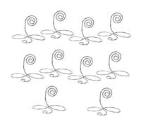 TOPPERFUN 10 pièces Supports de Cartes Photo Floraux Porte-numéros de Table Polyvalent pour Bureau et Mariage Clips Solides et Légers pour Mémos Étiquettes et Organisation de Bureau