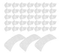 TOPPERFUN 100 Masques de Cou en Soie Naturelle Blanc, Patchs Hydratants Anti-rides Cou, Papier Fin et Absorbant, Accessoire de Soin Peau pour Usage Beauté et Hydratation, Lot 100 Pièces