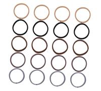 TOPPERFUN 100 Pièces Élastiques à Cheveux Élastiques Mini Sans Couture Haute Élasticité et Filles Accessoires Doux et Polyvalents pour Toutes Occasions et Coiffures